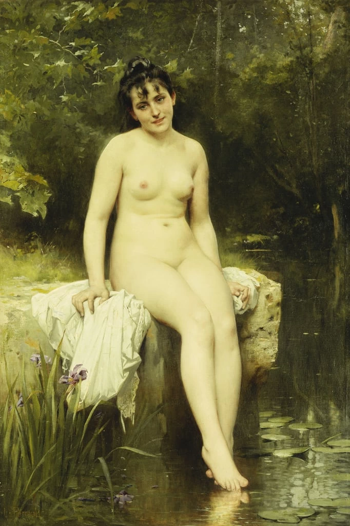 La bagnante